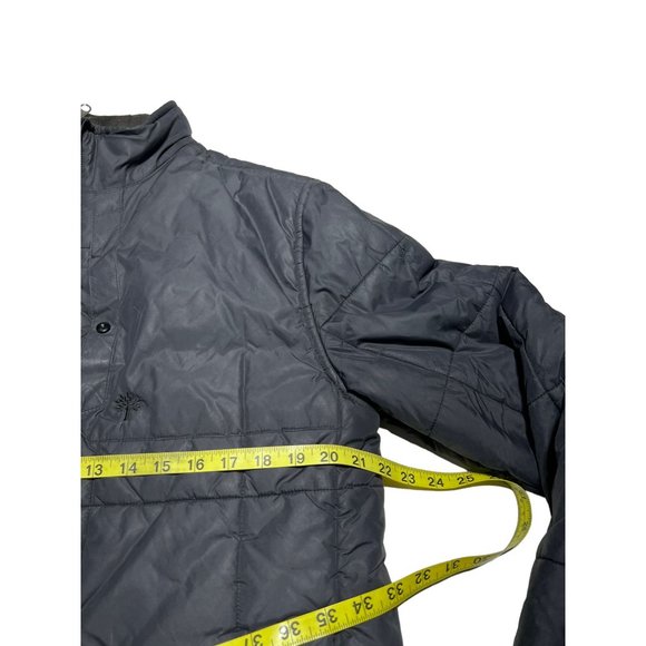 Women's Black Quilted Winter Coat Size Medium - Picture 5 of 8